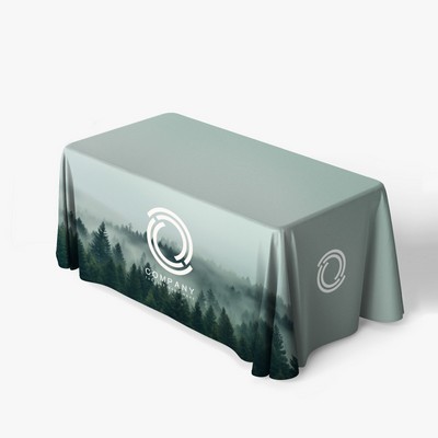 4' Table Cover 3 sided (Open Back)-